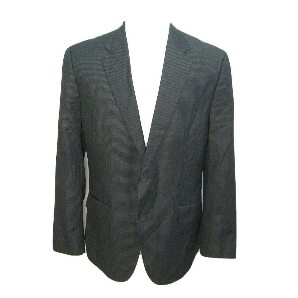 INTERNATIONAL CONCEPTS Men's (Large 42R) Gray Wool Blend Sport Coat Suit Jacket